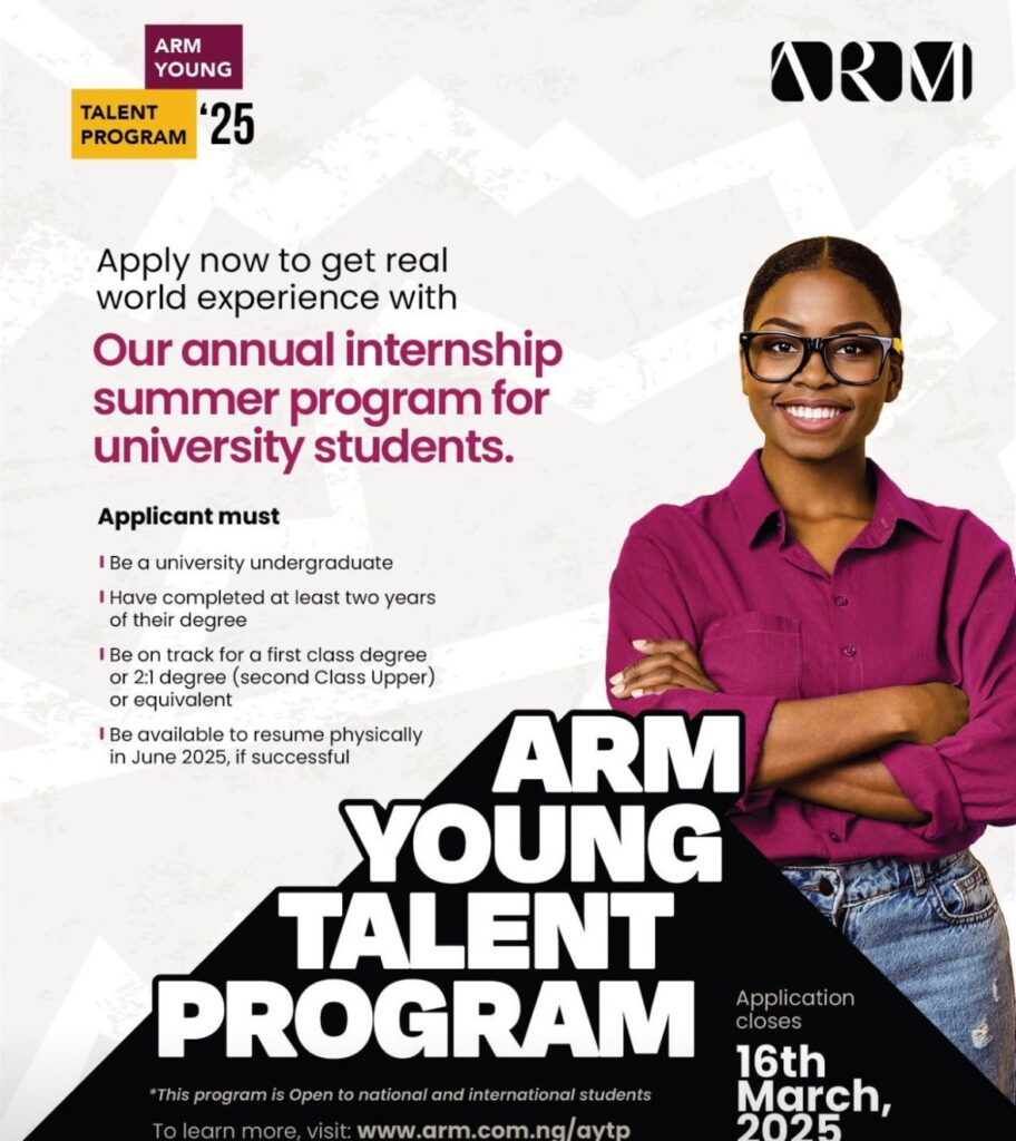 Cal for Applications: ARM Young Talent Program (AYTP) 2025