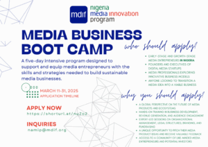 2025 NAMIP Media Business Bootcamp