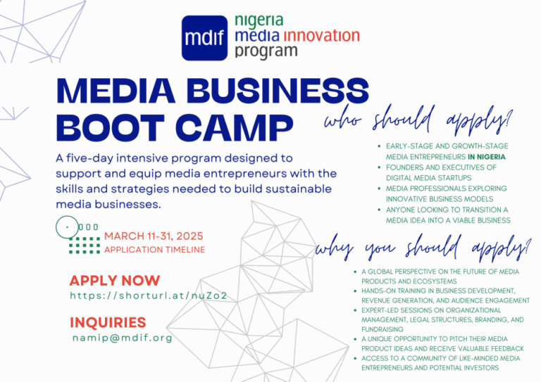 2025 NAMIP Media Business Bootcamp