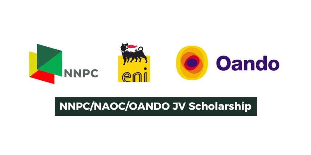 NNPC/NAOC/OANDO JV Scholarship 2025 For Undergraduates
