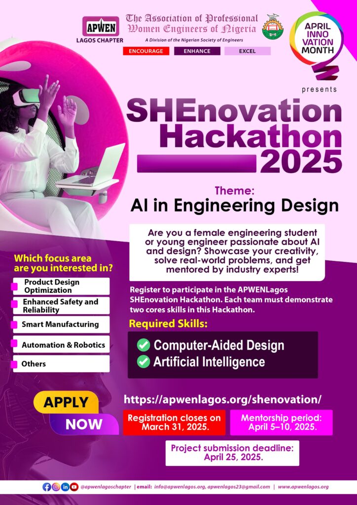 2025 APWENLagos SHEnovation Hackathon 