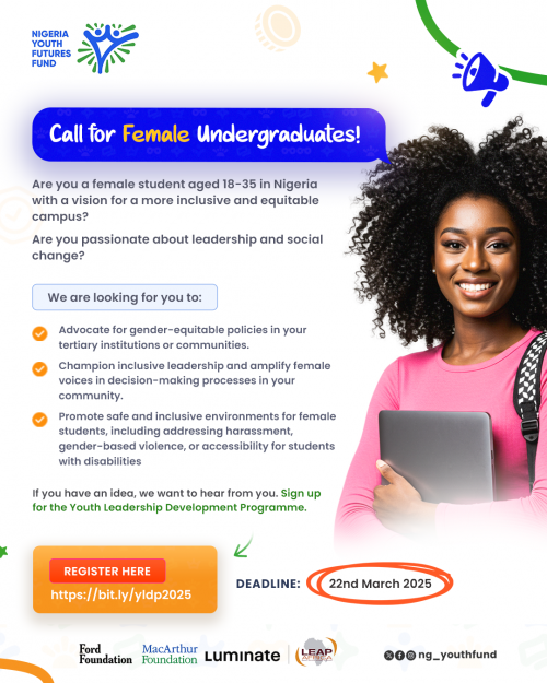 Youth Leadership Development Program For Female Undergraduates in Nigeria