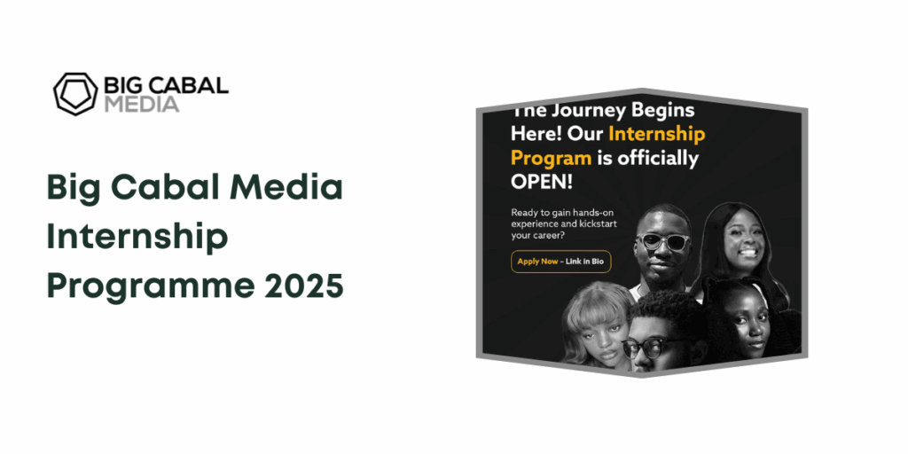 Big Cabal Media Internship Programme 2025