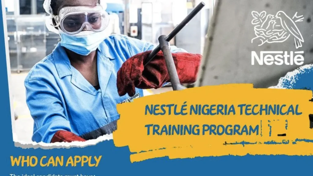 Nestle Technical Training Program For Young Nigerians 2025