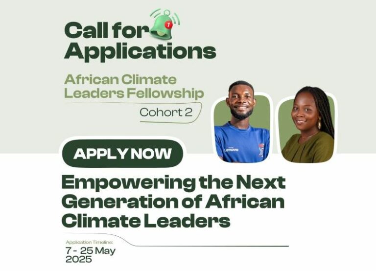 GreenLead African Climate Leaders Fellowship (ACLF) 2025