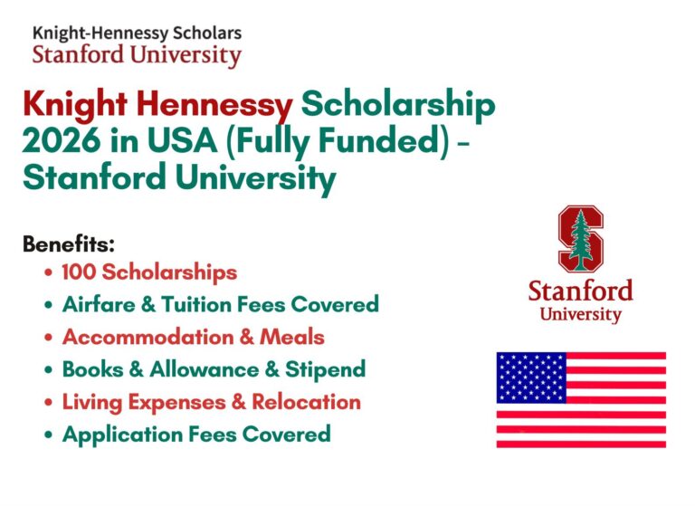 Fully Funded Knight Hennessy Scholarship 2026