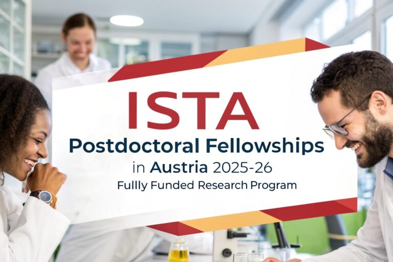 Institute of Science and Technology Austria Fellowship 2026