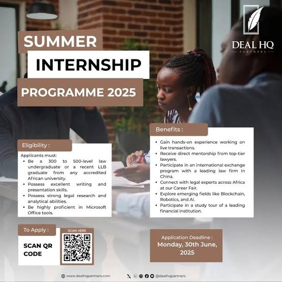 2025 DealHQ Partners Summer Internship