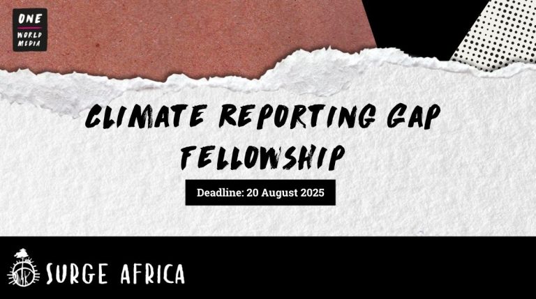 The Climate Reporting Gap Fellowship 2025