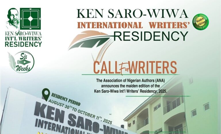 Ken Saro-Wiwa International Writers Residency 2025