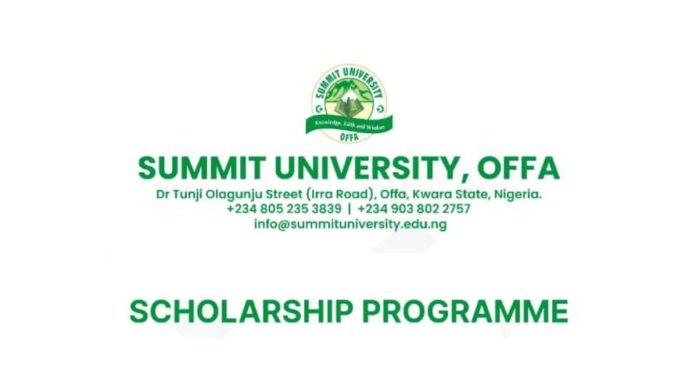 Summit University Scholarship Programs For Nigerians 2025/26