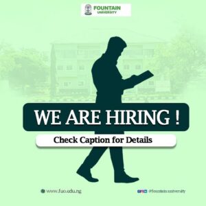 Fountain University Recruitment