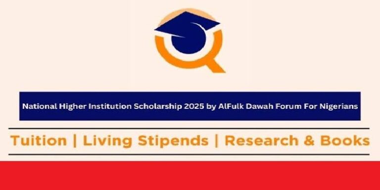 Al-Fulk Dawah Forum Scholarship 2025/26